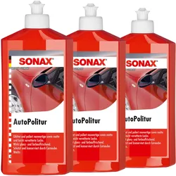 3x 500ml Sonax Autopolitur Lackpflege Lackversiegelung Autolack Politur Pflege: Sonax: 03002000 (300200)