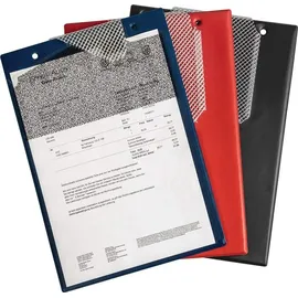 Eichner Eichner, Auftragstasche m.Klettverschluss,Kordel u.2 Fächer DIN A4 blau