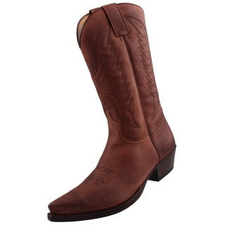 Sendra Cowboy Stiefel 2073 Braun - Braun
