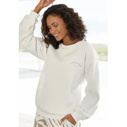 Sweatshirt, mit weiten Ärmeln, Loungewear, Gr. 36/38, creme, , 31360205-36