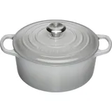 Le Creuset Signature Bräter 24 cm rund perlgrau