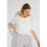 More & More Ajour Cardigan Weiß 38