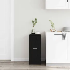 vidaXL Apothekerschrank Schwarz 30 x 41 x 77,5 cm