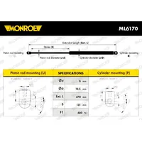 Monroe Gasfeder, Koffer-/Laderaum KIA Picanto