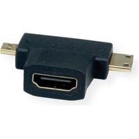 Value HDMI T-Adapter HDMI - HDMI Mini + HDMI