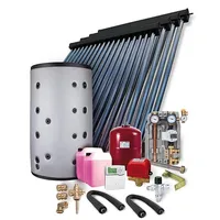 Sunex Solaranlage Paket HP30 19,56m2 Vakuumröhrenkollektor Frischwasserspeicher 1000l