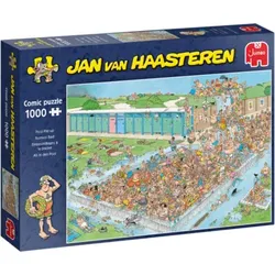 JUMBO 20039 Puzzle Jan van Haasteren - Ab in den Pool - 1000 Teile