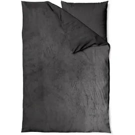 nyvi Winter Bettwäsche Set DreamScience Cashmere Touch - Kuschelweich & Wärmend - Mit Reißverschluss Größe:135x200 + 80x80 cm anthrazit