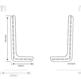 My Wall HZ12L - Lautsprecherhalterung