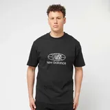 New Balance Reflective Globe Graphic Tee Herren T-Shirts & Polos schwarz Größe S Bekleidung