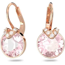 Swarovski Ohrhänger Bella V Drop-Ohrhänger, rosa Roségold-Legierungsschicht | OS