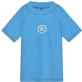 Color Kids - Kid's T-Shirt Solid - Lycra Gr 134 blau