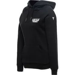 Dainese Racing, Kapuzenpullover Damen - Schwarz/Weiß - M