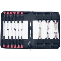 BASETECH Reparaturset Elektriker, Heimwerker in Tasche 19teilig (814583)