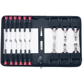 BASETECH Reparaturset Elektriker, Heimwerker in Tasche 19teilig (814583)