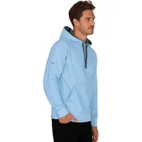 Trigema Kapuzensweatshirt » Kapuzenshirt aus Sweat-Qualität«, Gr. L, iceblue-melange, , 34835119-L