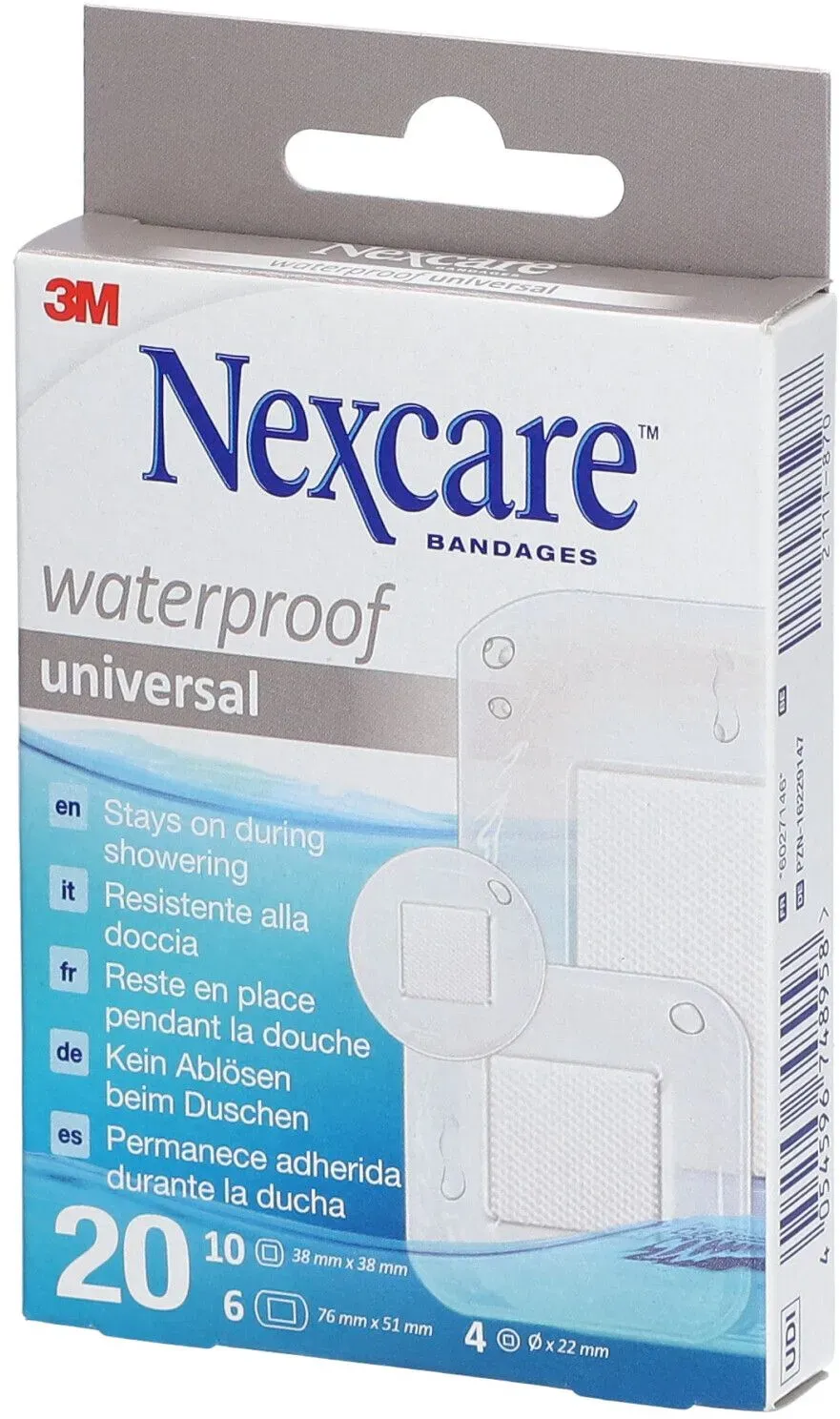 Nexcare Universal Wasserdichte Pfannen