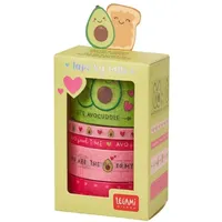 Legami 5er Set Papier-Klebebänder Avocado
