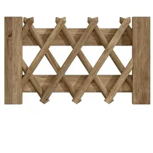 Tetzner & Jentzsch Jägerzaun 100 x 60 cm braun