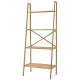 KOMFOTTEU Leiterregal Standregal, mit 4 Ebenen, 60 x 35,5 x 148 cm beige