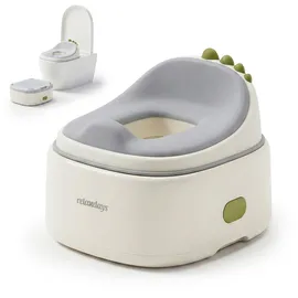 Relaxdays Töpfchen 4-in-1 Dino, mit Deckel
