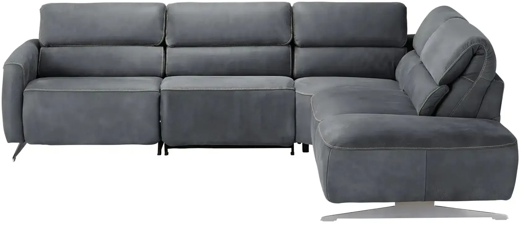 Musterring Ecksofa  MR260 , grau , Maße (cm): B: 281 H: 248 T: 82.0