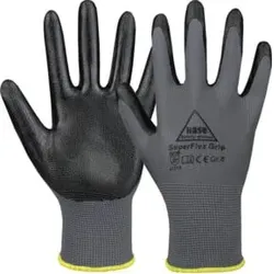Hase Sicherheitshandschuhe Superflex Grip Größe 10, Polyester/Nitril