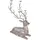 deluke Deko-Hirsch LIAM mit Kerzenhaltern Aluminium Silber 140x99x90,5cm Hirsch-Skulptur Tier-Dekoration