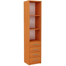 matkam Hochregal Holzwerkstoff 40x182x35 cm Erle