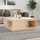 furnicato Couchtisch natur Braun Kiefer 100 x 40,5 x 101 cm