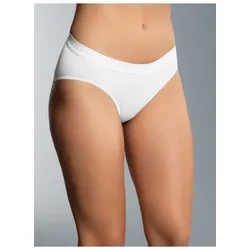 Hüftslip TRIGEMA "TRIGEMA Hüftslip im Doppelpack", Damen, Gr. XXXL, weiß, 100% Baumwolle (Bio-Baumwolle kbA), Unterhosen