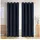 Blumtal Verdunklungsvorhänge 2er Set - Thermovorhang Hitzeschutz - Vorhang Blickdicht mit Ösen - Gardinenschals mit Schlaufen - Lärmschutzvorhang - Gardinen 138x117cm - Vorhänge Wohnzimmer - Blau