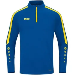 JAKO Kinder Pullover Ziptop Power, royal/citro, 140