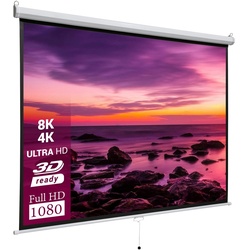 celexon basic line Rolloleinwand 240 x 135cm,Leinwand Format 16:9, Heimkino Leinwand, Beamerleinwand,3D Leinwand,Full HD Leinwand, Leinwand Beamer