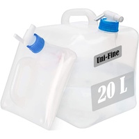 Uni-Fine 20L wasserkanister faltbar mit hahn wasserbehälter trinkwasserkanister faltkanister wasserkanister trinkwasser