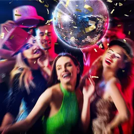 Relaxdays Discokugel, Ø 25 cm, Beige,