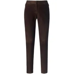 Knöchellange Lederhose Fadenmeister Berlin braun