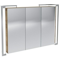 Camargue LED-Spiegelschrank Flexilight  (B x H: 92,3 x 65 cm, Mit Beleuchtung, Spanplatte, Berg Eiche)