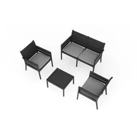 GRANDSOLEIL Panka Set 4-tlg. Anthrazit