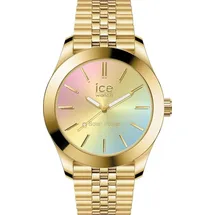 ICE-Watch 023992 Damenuhr ICE Steel Solar S Gold Regenbogen