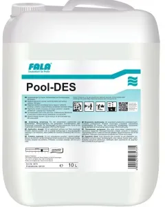 FALA Pool-DES Sanitärreiniger, Hygienereiniger für Sauna, Schwimmbad und Sanitär, 10 l - Kanister