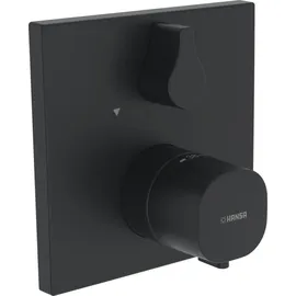 Hansa Fertigset HANSABLUEBOX LIVING UP-Brause-Thermostat, mattschwarz