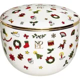 Taitù Noël Oro Schale mit Deckel,