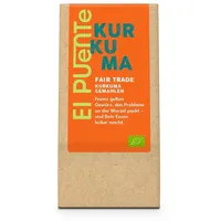 El Puente Gewürz Bio-Kurkuma gemahlen, Fair Trade, Vegan, Glutenfrei, Handmade