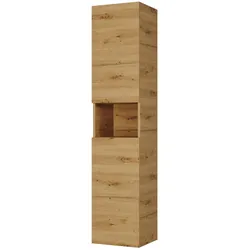 Riho Porto Hochschrank mittig mit offenem Fach, Badmöbel,