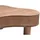 SalesFever Wohnzimmertisch organisch mit Massivholz-Lamellen Braun Walnuss 116 x 32 x 77 cm