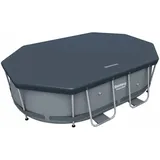 BESTWAY Poolabdeckung Flowclear grau 300x200 cm