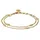 Thomas Sabo Doppelreihiges Armband Zirkonia Gold A2216-414-14 Größe 19