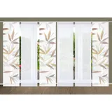 home in green »RANDOW« Paneelwagen 6 Stk. tlg. SET DIGITALDRUCK,BAMBUSOPTIK RECYCELT