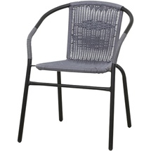 Trendline Venezia Stapelstuhl 63,5 x 54 x 72,5 cm anthrazit